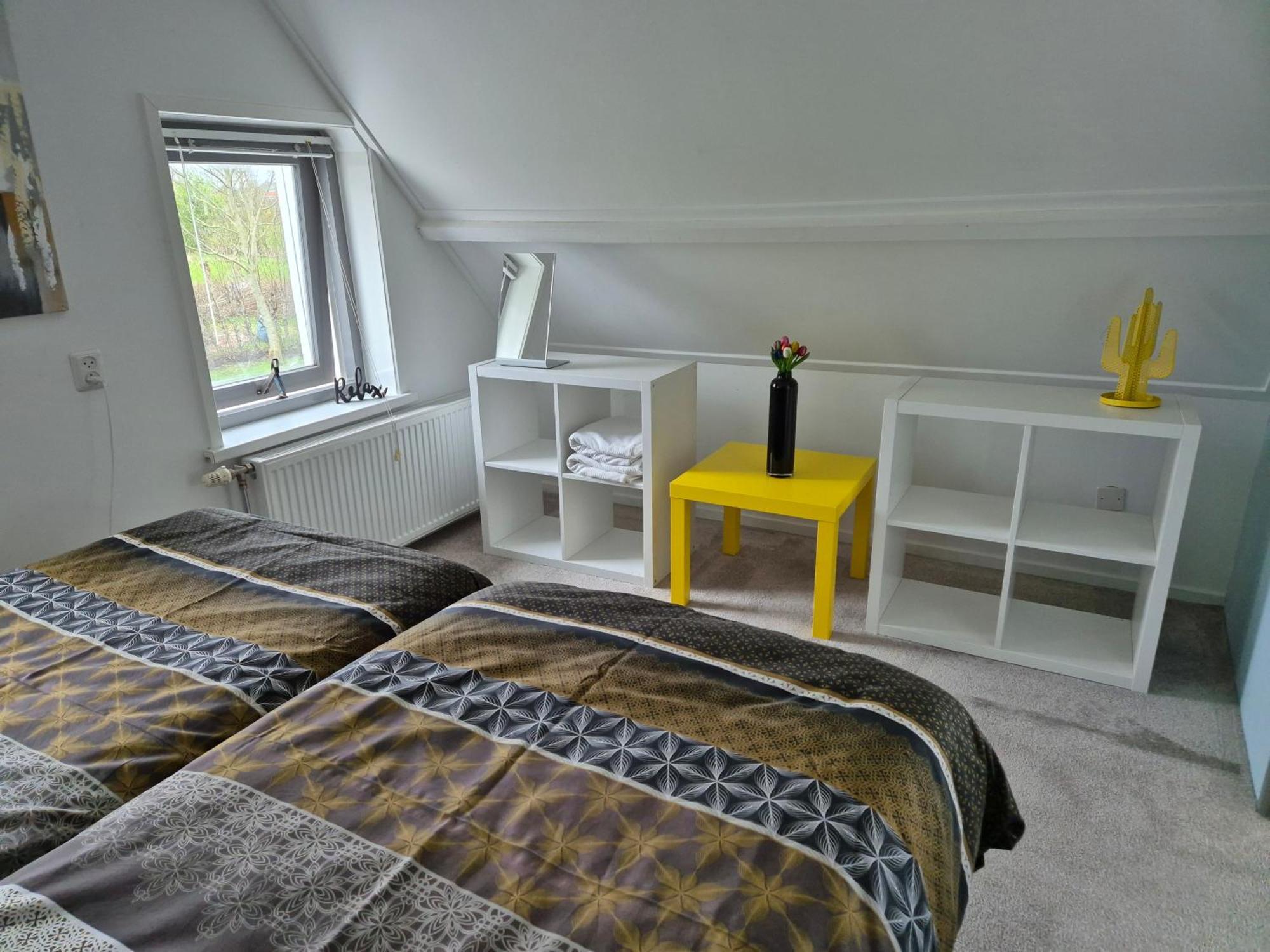 Vrijstaande Ruime Familiewoning Landelijk Gelegen Villa Lewedorp Buitenkant foto