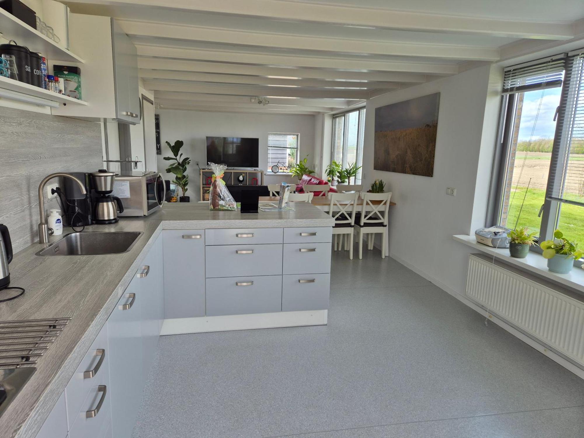 Vrijstaande Ruime Familiewoning Landelijk Gelegen Villa Lewedorp Buitenkant foto