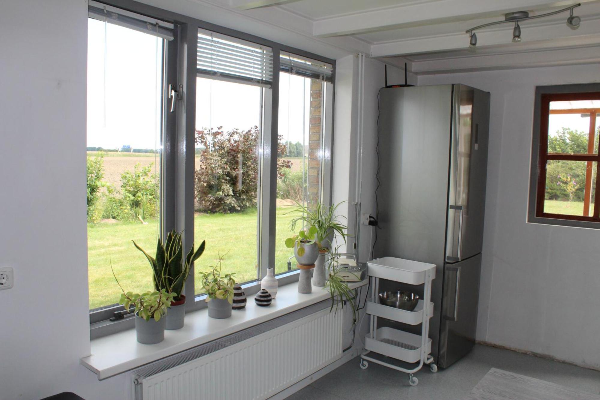 Vrijstaande Ruime Familiewoning Landelijk Gelegen Villa Lewedorp Buitenkant foto